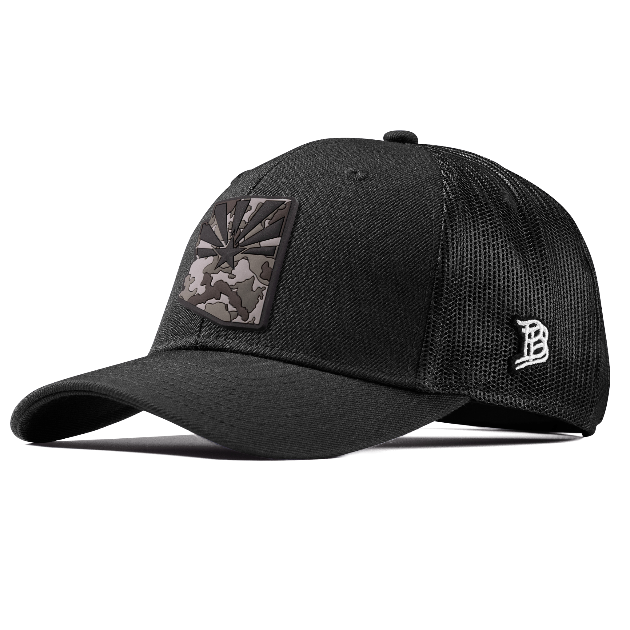 Arizona Camo PVC Curved Trucker