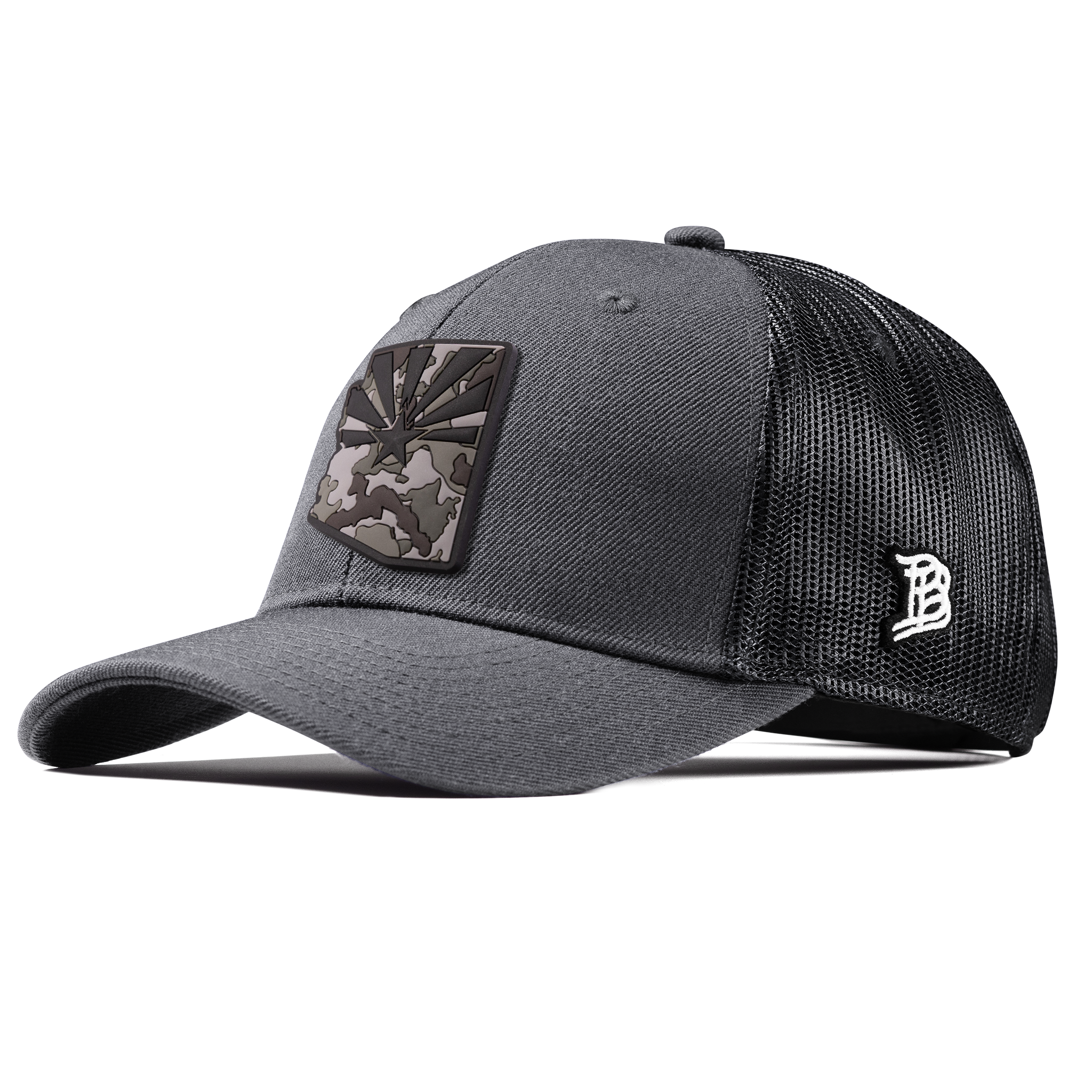 Arizona Camo PVC Curved Trucker