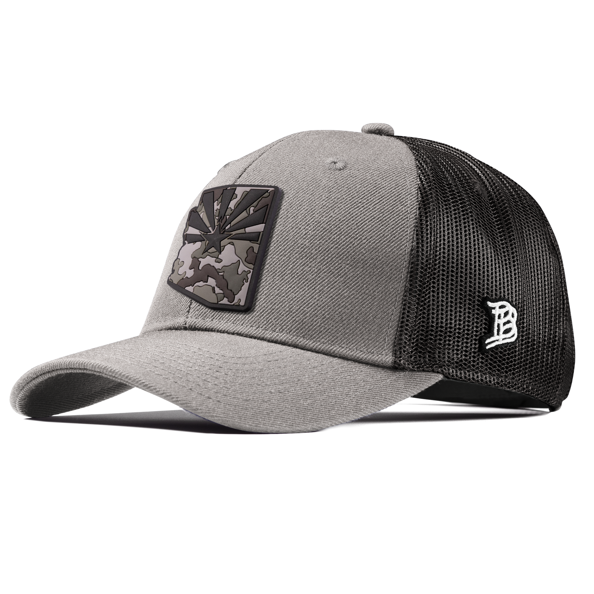 Arizona Camo PVC Curved Trucker