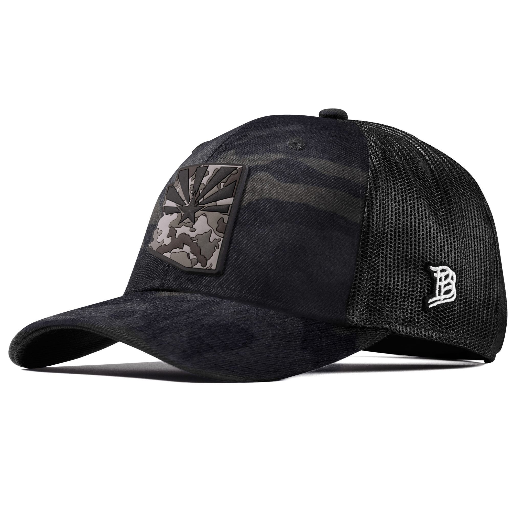 Arizona Camo PVC Curved Trucker