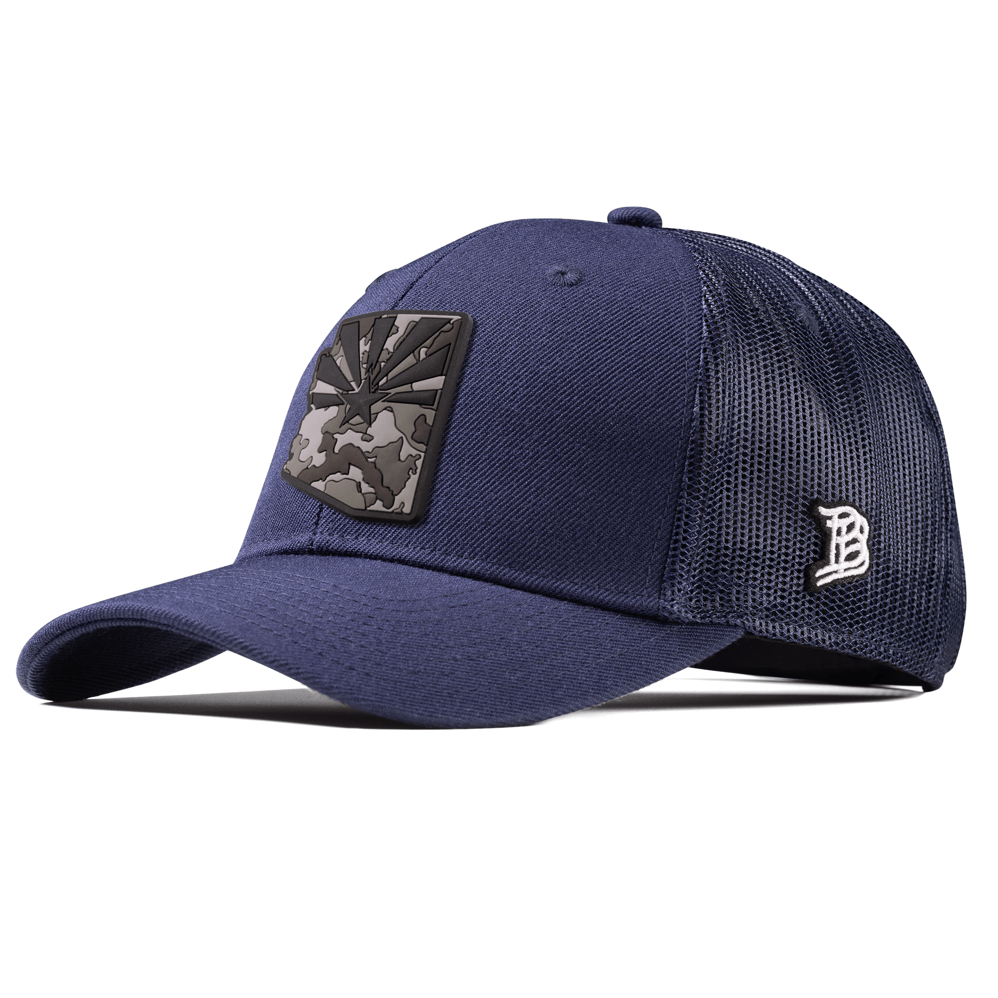 Arizona Camo PVC Curved Trucker