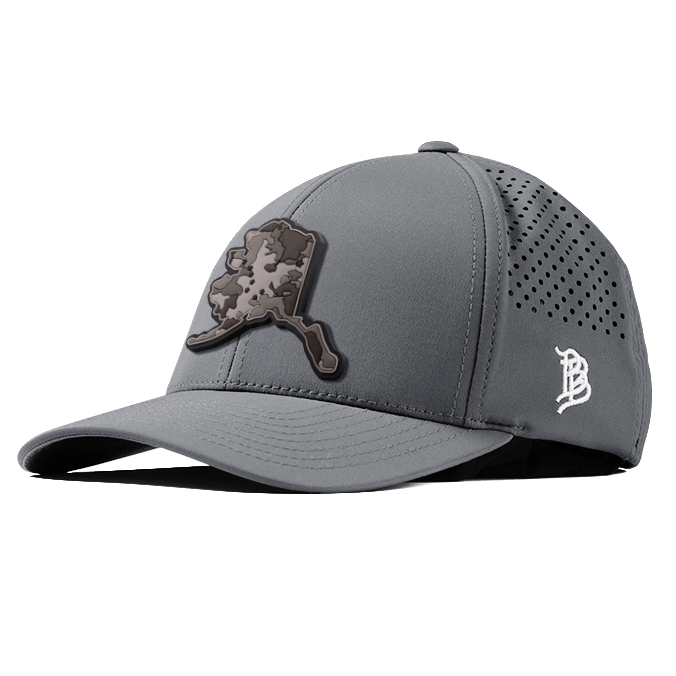 Alaska Camo PVC Curved Performance Hat