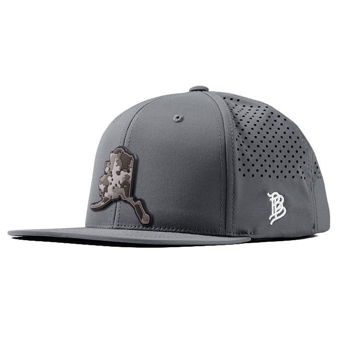 Alaska Camo PVC Flat Performance Hat