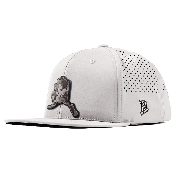 Alaska Camo PVC Flat Performance Hat