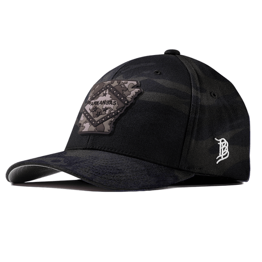 Arkansas Camo PVC Flexfit Fitted