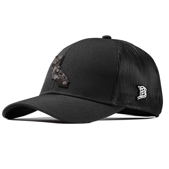 California Camo Flexfit Snapback Trucker Back CURVED