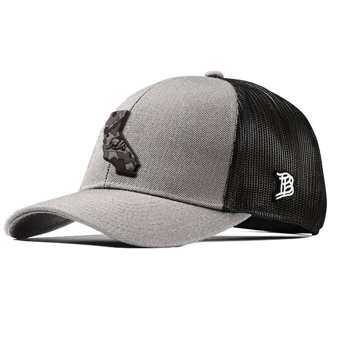 California Camo Flexfit Snapback Trucker Back CURVED