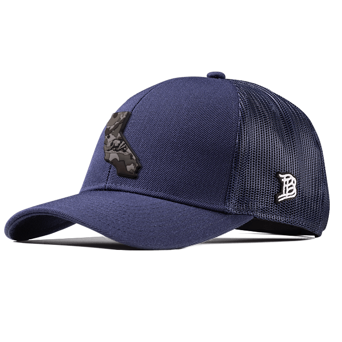 California Camo Flexfit Snapback Trucker Back CURVED