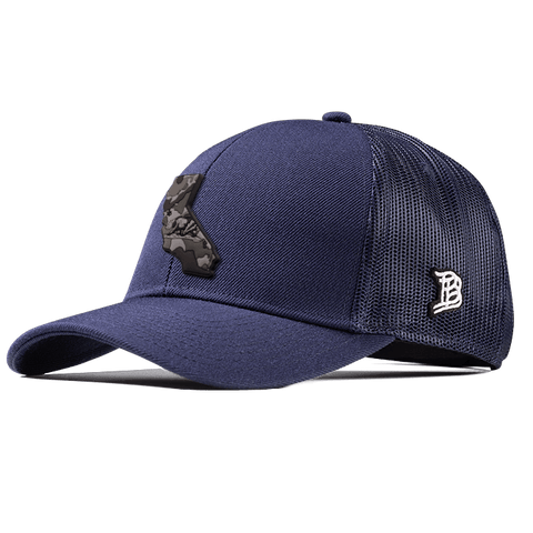 California Camo Flexfit Snapback Trucker Back CURVED