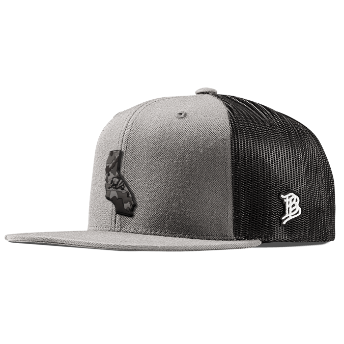 California Camo PVC Flat Trucker