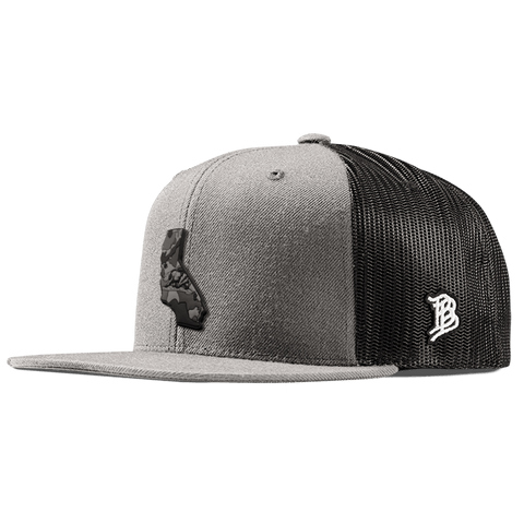 California Camo PVC Flat Trucker