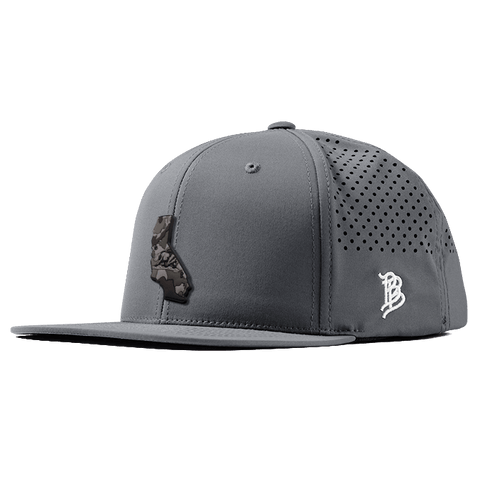 California Camo PVC Flat Performance Hat