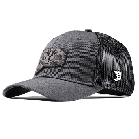 Connecticut Camo PVC Curved Trucker