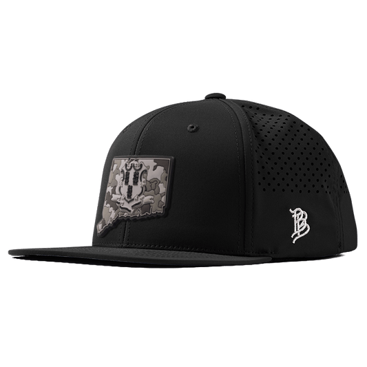 Connecticut Camo PVC Flat Performance Hat