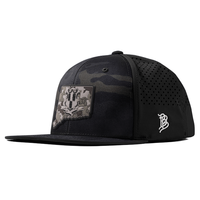 Connecticut Camo PVC Flat Performance Hat