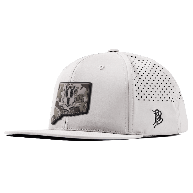 Connecticut Camo PVC Flat Performance Hat