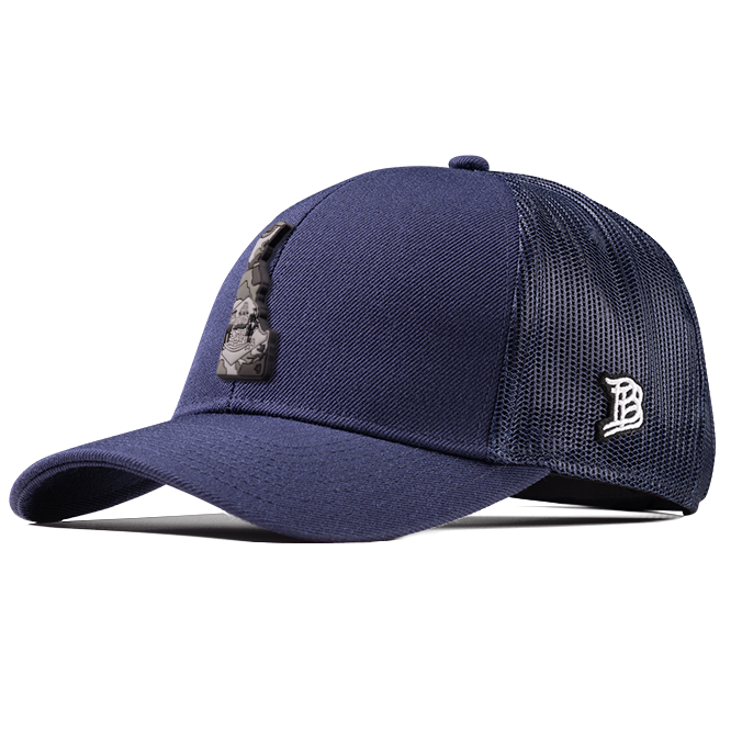 Delaware Camo Flexfit Snapback Trucker Back CURVED