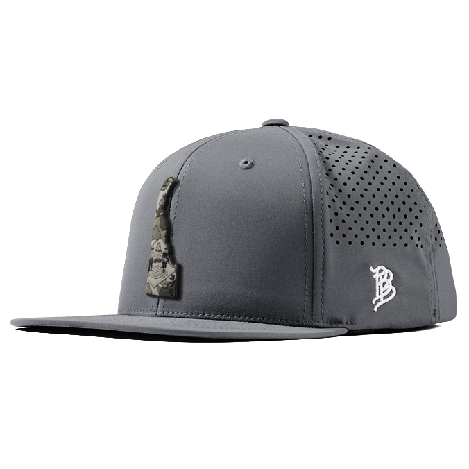 Delaware Camo PVC Flat Performance Hat