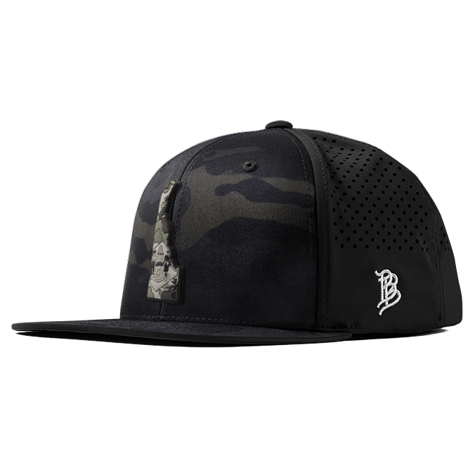 Delaware Camo PVC Flat Performance Hat