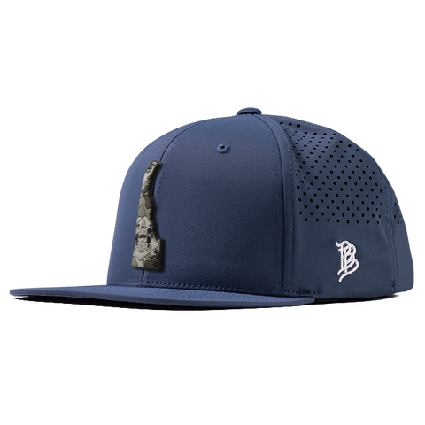 Delaware Camo PVC Flat Performance Hat