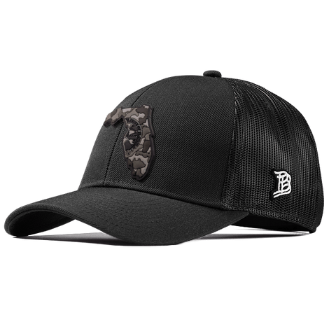 Florida Camo Flexfit Snapback Trucker Back CURVED