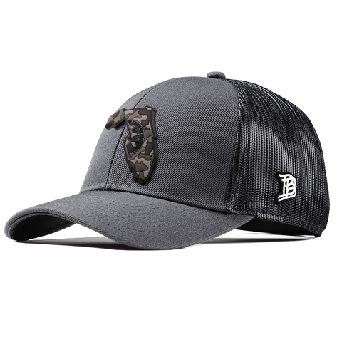 Florida Camo Flexfit Snapback Trucker Back CURVED