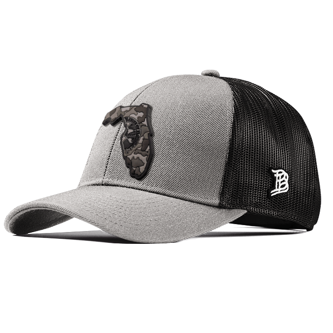 Florida Camo Flexfit Snapback Trucker Back CURVED