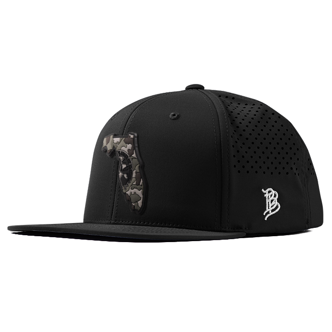 Florida Camo PVC Flat Performance Hat