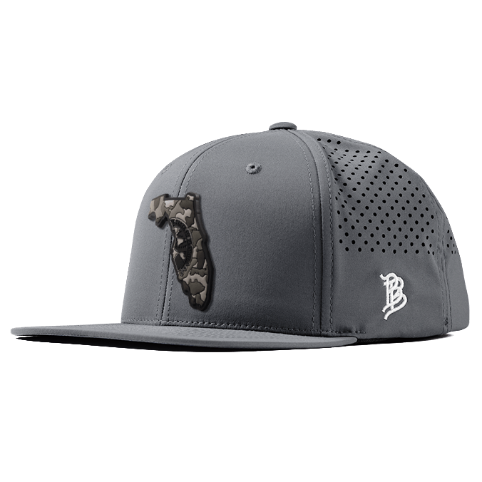 Florida Camo PVC Flat Performance Hat