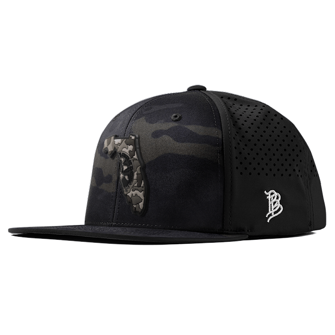 Florida Camo PVC Flat Performance Hat