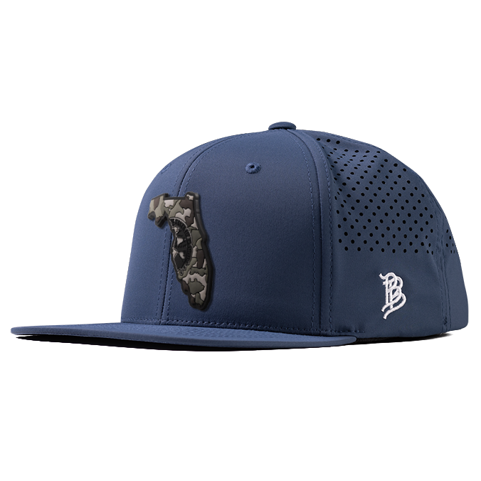 Florida Camo PVC Flat Performance Hat