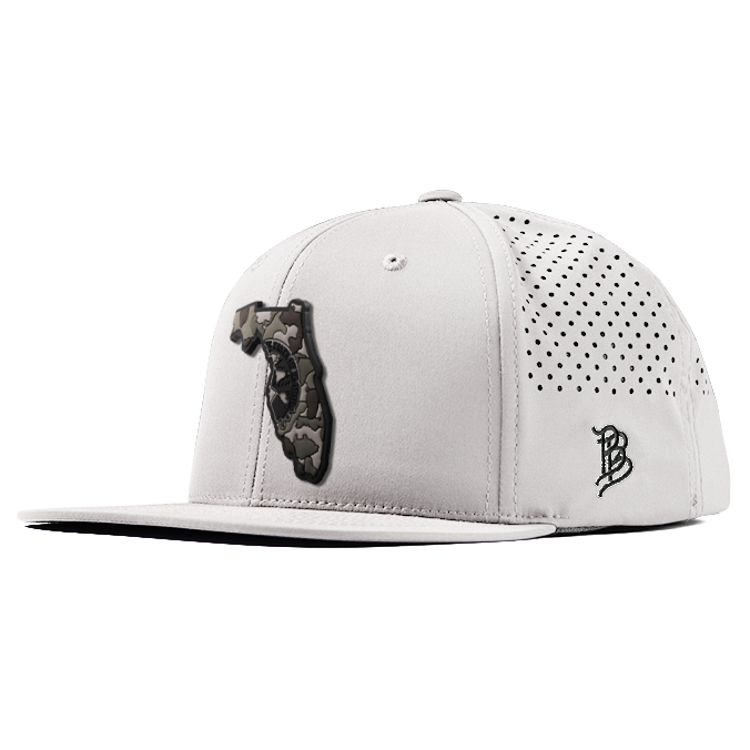 Florida Camo PVC Flat Performance Hat