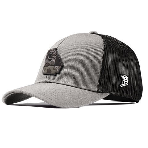 Georgia Camo Flexfit Snapback Trucker Back CURVED