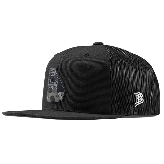 Georgia Camo PVC Flat Trucker