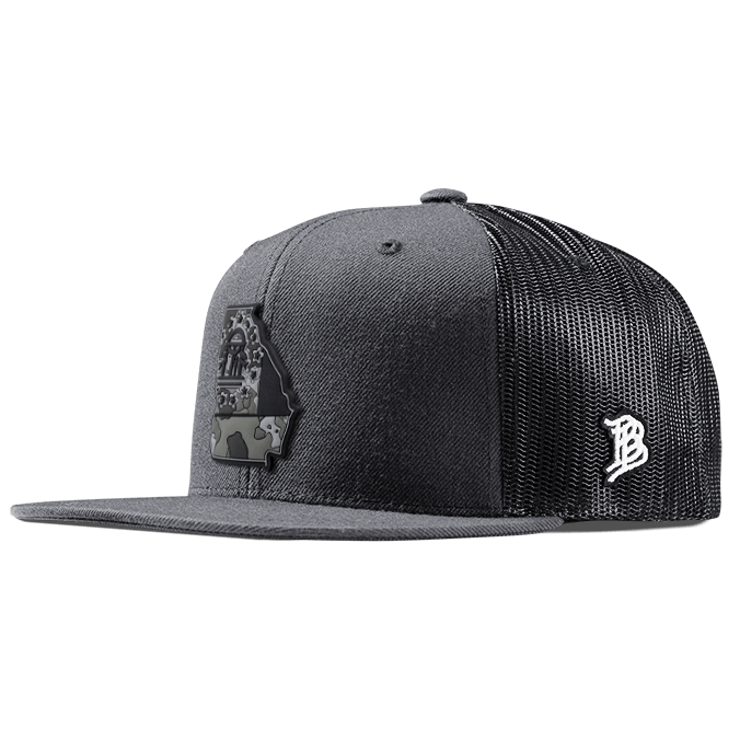 Georgia Camo PVC Flat Trucker