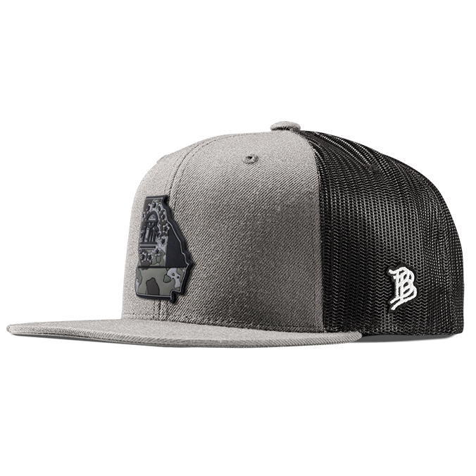 Georgia Camo PVC Flat Trucker