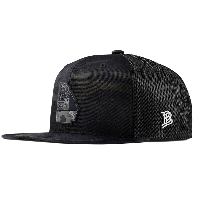 Georgia Camo PVC Flat Trucker