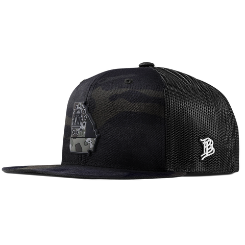 Georgia Camo PVC Flat Trucker