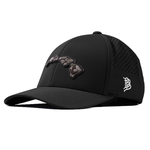 Hawaii Camo PVC Curved Performance Hat