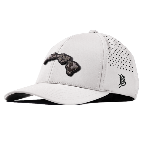 Hawaii Camo PVC Curved Performance Hat