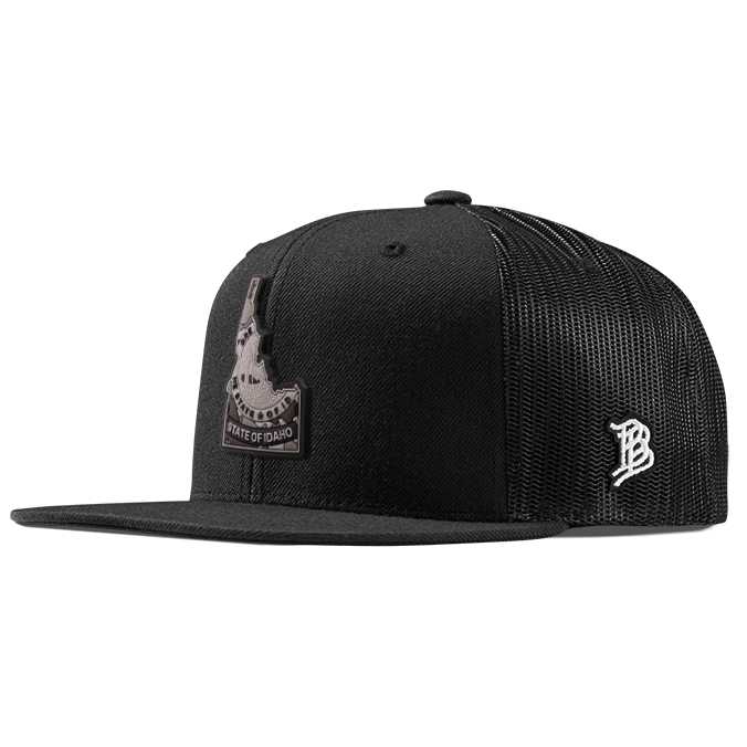 Idaho Camo PVC Flat Trucker