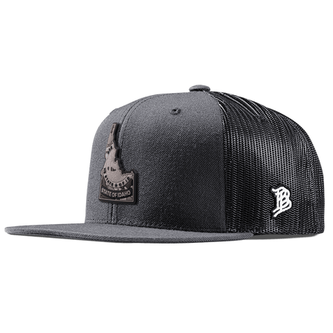 Idaho Camo PVC Flat Trucker
