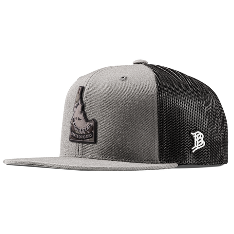 Idaho Camo PVC Flat Trucker