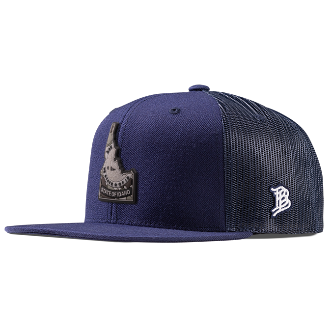 Idaho Camo PVC Flat Trucker