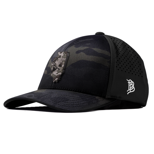 Illinois Camo PVC Curved Performance Hat