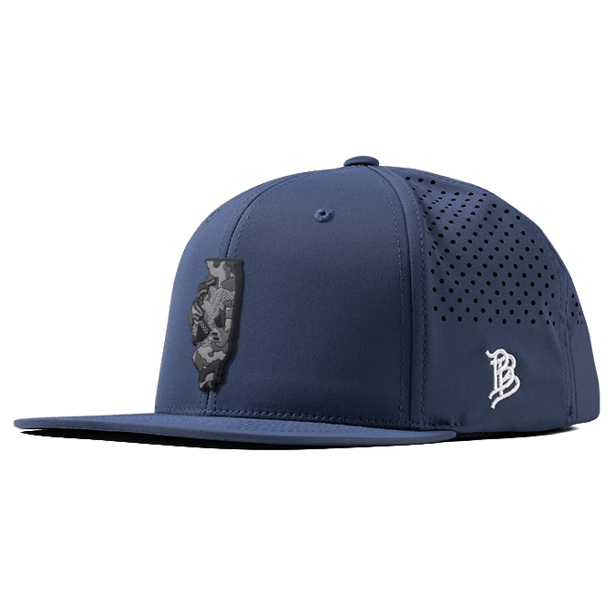 Illinois Camo PVC Flat Performance Hat