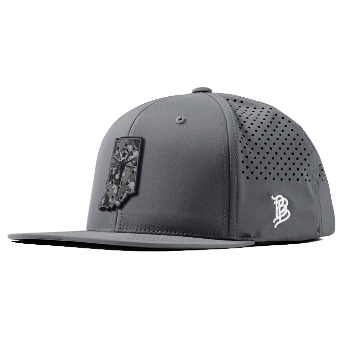 Indiana Camo PVC Flat Performance Hat