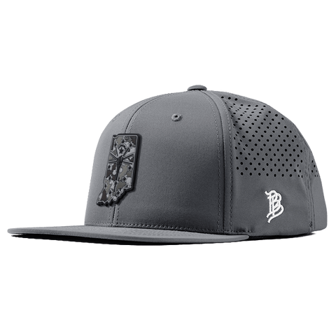 Indiana Camo PVC Flat Performance Hat