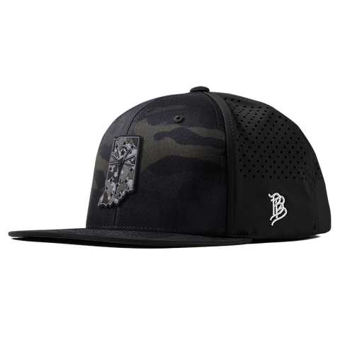 Indiana Camo PVC Flat Performance Hat