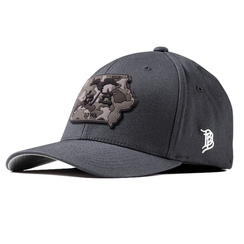 Iowa Camo PVC Flexfit Fitted